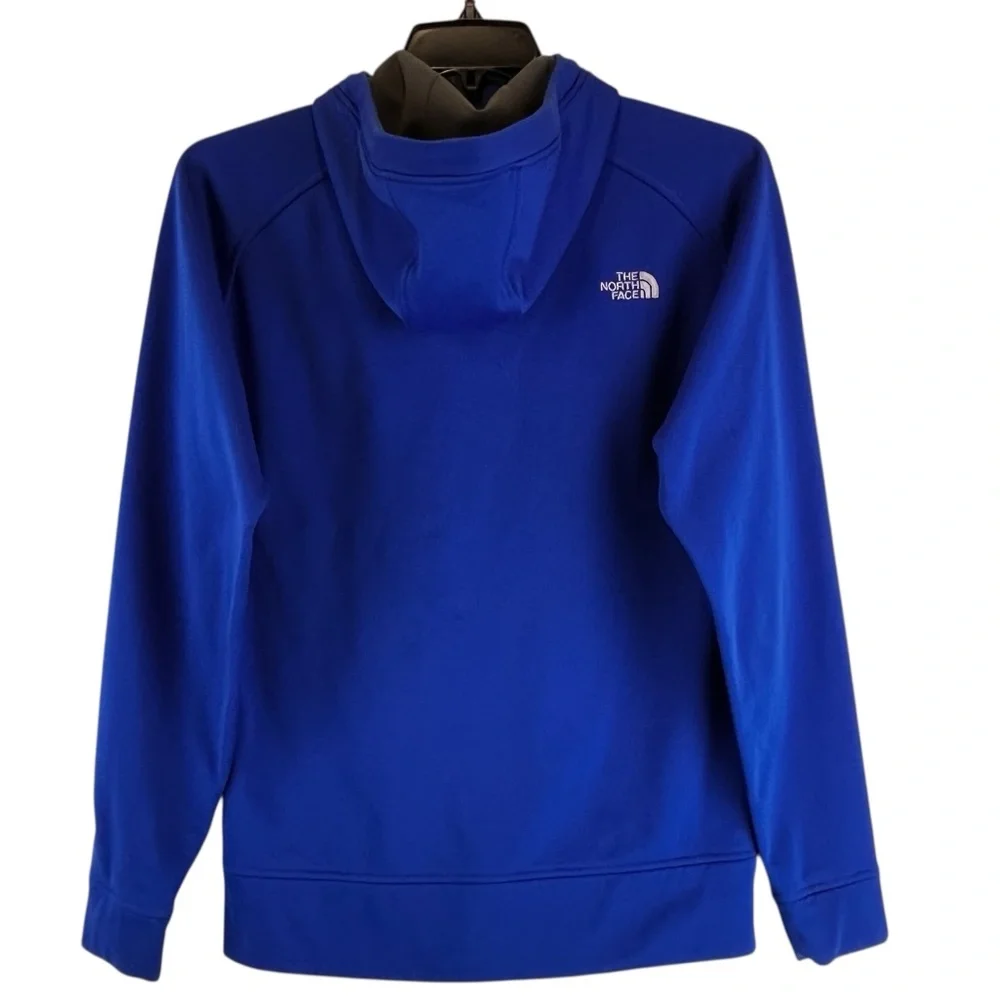 The North Face Hoodie Jacket Sweatshirt Interior Fleece Blue Sz S